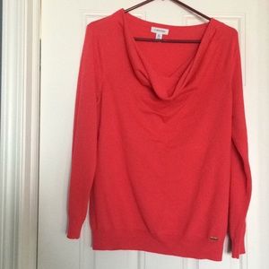 Pink lightweight sweater. Calvin Klein M